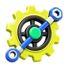 3D engineering interest icon
