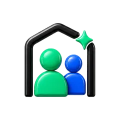 3D green and blue opportunity match icon