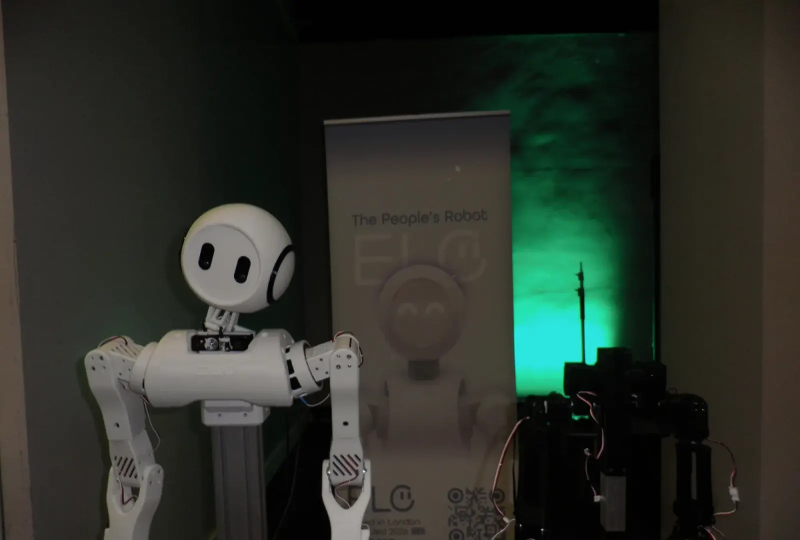 The Elo humanoid robot at Muslim Tech Fest.